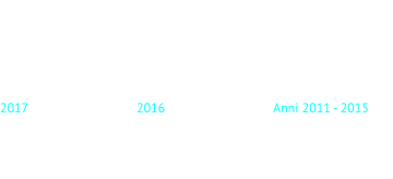 2017 Un anno dedicato quasi interamente ad eventi medioevali.     2016 Numerosi eventi dedicati ala promozione del pittore albinese Giambattista Moroni.     Anni 2011 - 2015 Dalla nascita dell’Associazione nel 2008, un crescendo di impegni e di qualità.